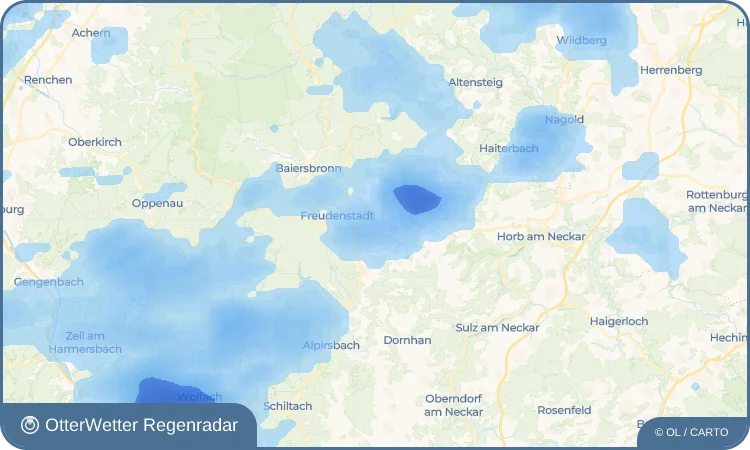 Wetter-Widget-Vorschau mit Vorhersagedaten für Dietersweiler