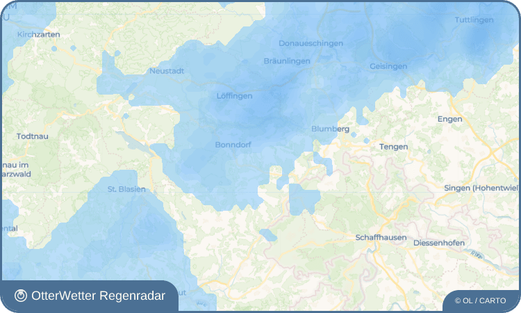 OtterWetter Regenradar-Widget Dillendorf