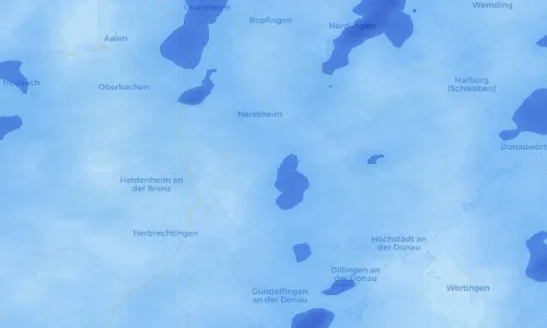 Regenradar Vorschaubild - Aktuelle Niederschläge in Dischingen und Umgebung