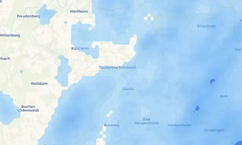 Regenradar Vorschaubild - Aktuelle Niederschläge in Dittigheim und Umgebung