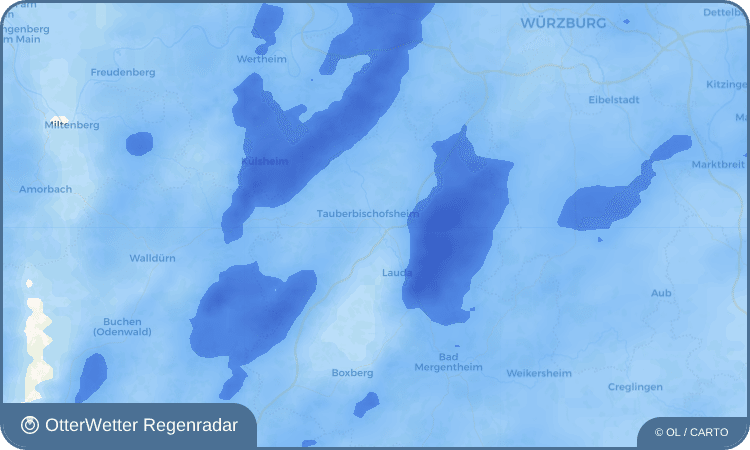 OtterWetter Regenradar-Widget Dittigheim