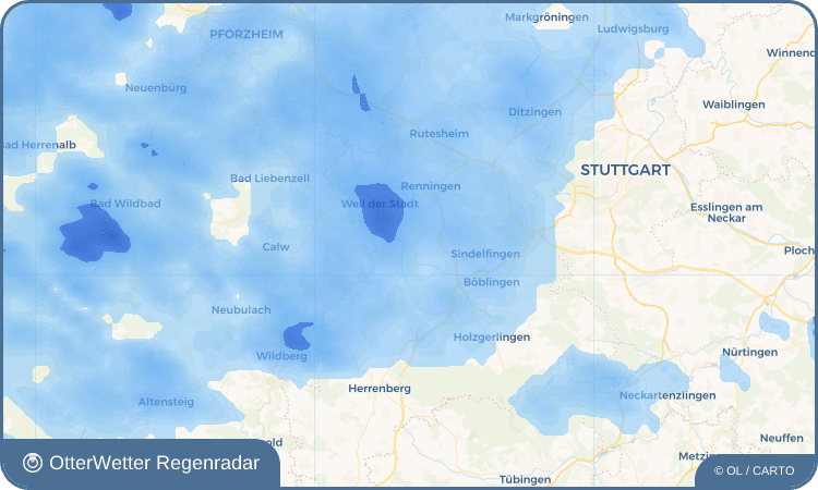 OtterWetter Regenradar-Widget Döffingen