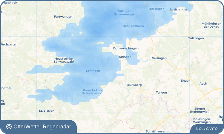 Wetter-Widget-Vorschau mit Vorhersagedaten für Döggingen