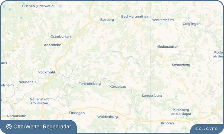 Wetter-Widget-Vorschau mit Vorhersagedaten für Dörrenzimmern