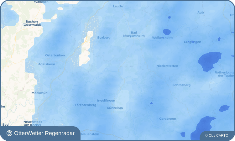 OtterWetter Regenradar-Widget Dörzbach