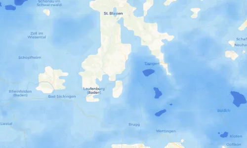 Regenradar Vorschaubild - Aktuelle Niederschläge in Dogern und Umgebung