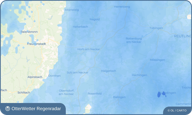 OtterWetter Regenradar-Widget Dommelsberg
