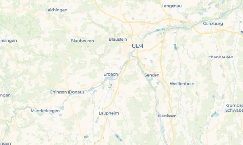 Regenradar Vorschaubild - Aktuelle Niederschläge in Donaustetten und Umgebung