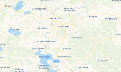 Regenradar Vorschaubild - Aktuelle Niederschläge in Donnbronn und Umgebung