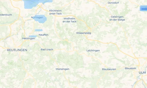 Regenradar Vorschaubild - Aktuelle Niederschläge in Donnstetten und Umgebung