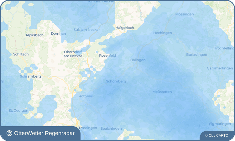 OtterWetter Regenradar-Widget Dormettingen