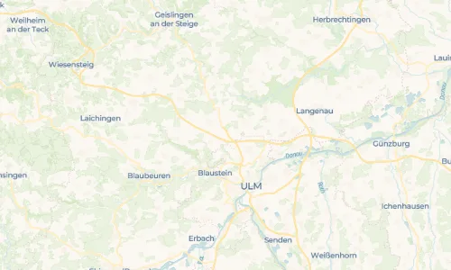 Regenradar Vorschaubild - Aktuelle Niederschläge in Dornstadt und Umgebung