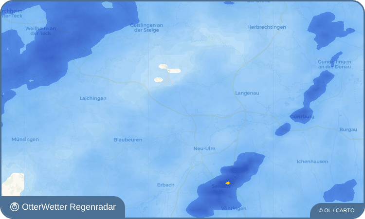 OtterWetter Regenradar-Widget Dornstadt