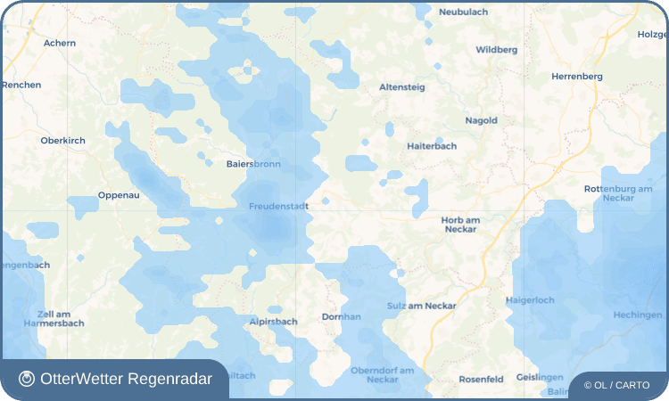OtterWetter Regenradar-Widget Dornstetten
