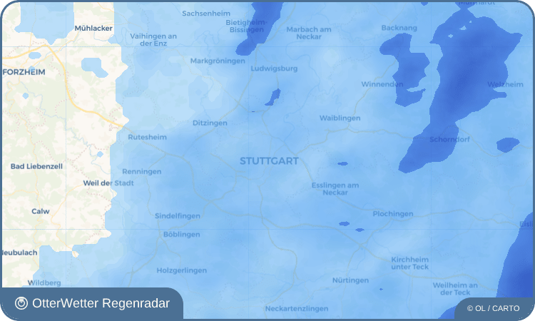 OtterWetter Regenradar-Widget Dorotheen-Quartier
