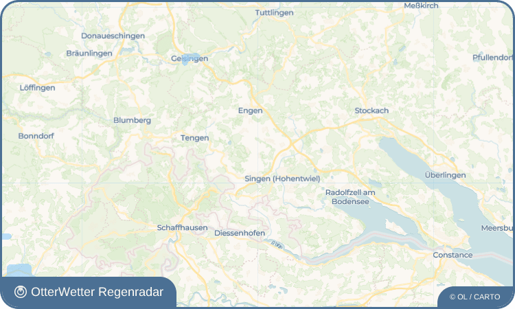 OtterWetter Regenradar-Widget Duchtlingen