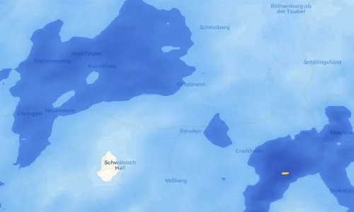 Regenradar Vorschaubild - Aktuelle Niederschläge in Dünsbach und Umgebung
