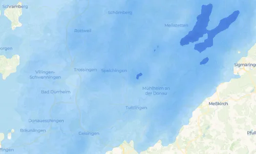 Regenradar Vorschaubild - Aktuelle Niederschläge in Dürbheim und Umgebung
