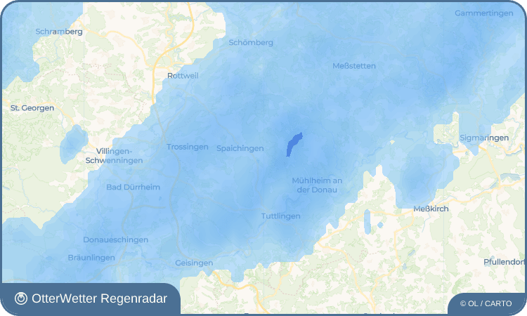 Wetter-Widget-Vorschau mit Vorhersagedaten für Dürbheim