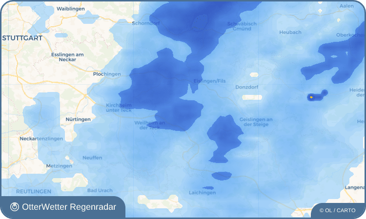OtterWetter Regenradar-Widget Dürnau