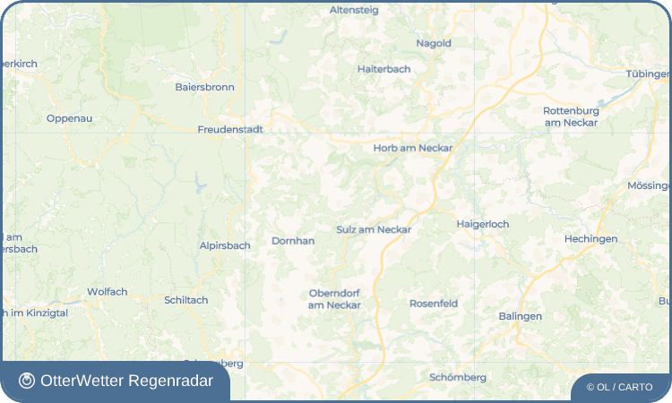 OtterWetter Regenradar-Widget Dürrenmettstetten