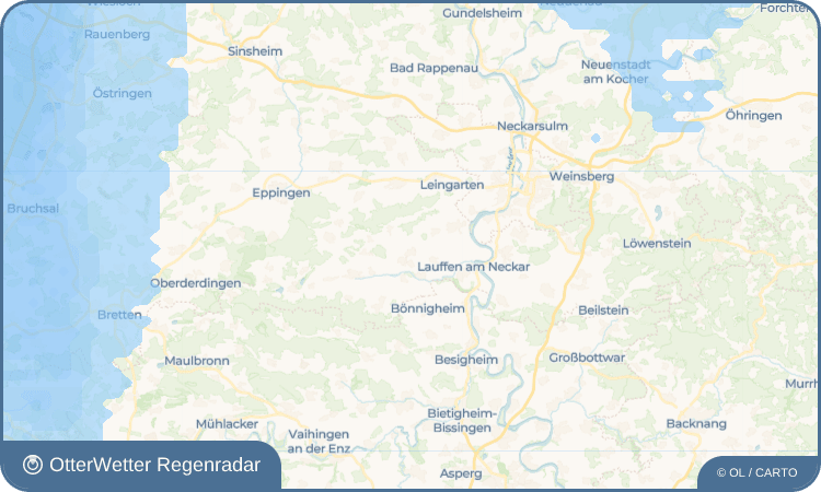 OtterWetter Regenradar-Widget Dürrenzimmern