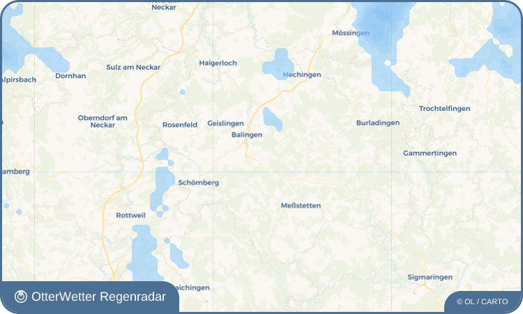 OtterWetter Regenradar-Widget Dürrwangen