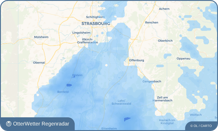 OtterWetter Regenradar-Widget Dundenheim