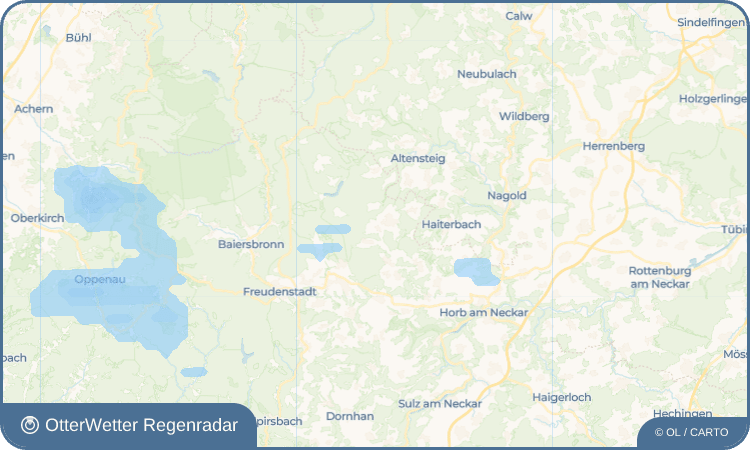 OtterWetter Regenradar-Widget Durrweiler