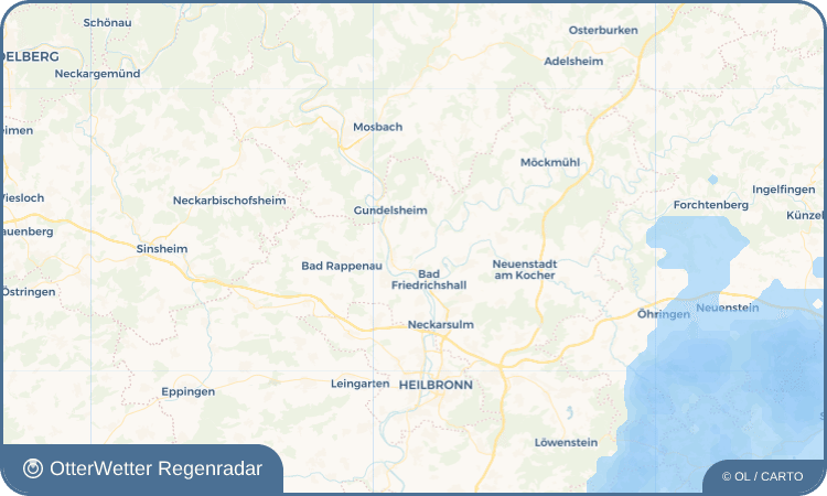 OtterWetter Regenradar-Widget Duttenberg