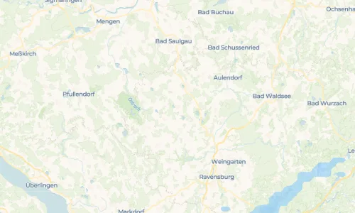 Regenradar Ebenweiler: aktuelle Niederschläge in Ebenweiler und Umgebung, Stand 23. Oktober 2026 um 4:55 Uhr