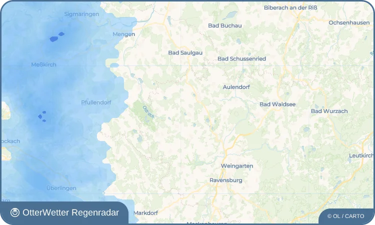 Widget-Vorschau für Ebenweiler Wetter-Widget-Vorschau mit Vorhersagedaten für Ebenweiler