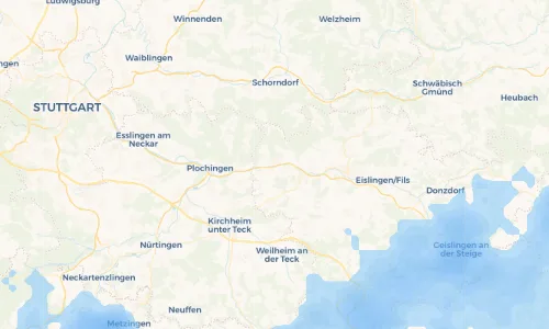 Regenradar Vorschaubild - Aktuelle Niederschläge in Ebersbach an der Fils und Umgebung