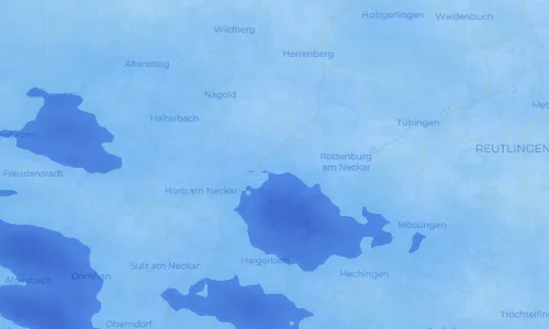 Regenradar Vorschaubild - Aktuelle Niederschläge in Eckenweiler und Umgebung