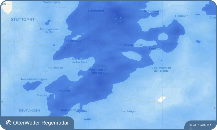 Widget-Vorschau für Eckwälden Wetter-Widget-Vorschau mit Vorhersagedaten für Eckwälden