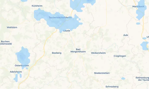 Regenradar Vorschaubild - Aktuelle Niederschläge in Edelfingen und Umgebung