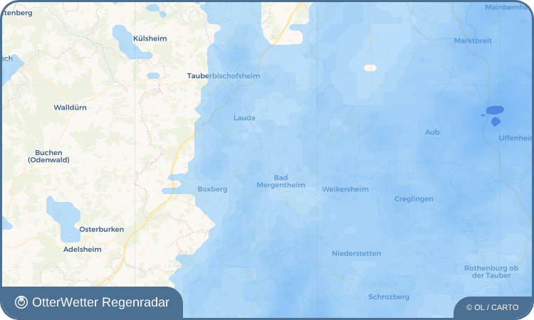 Wetter-Widget-Vorschau mit Vorhersagedaten für Edelfingen