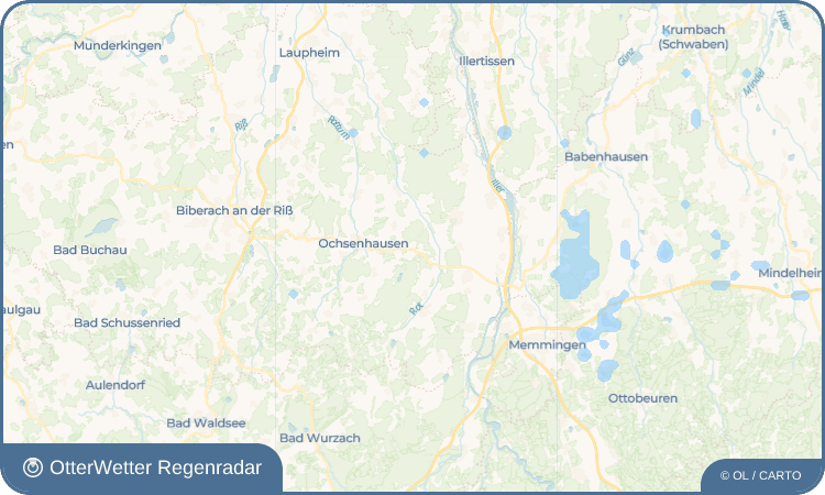 OtterWetter Regenradar-Widget Edenbachen