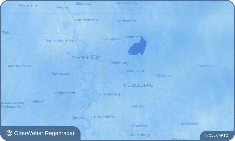 OtterWetter Regenradar-Widget Edingen