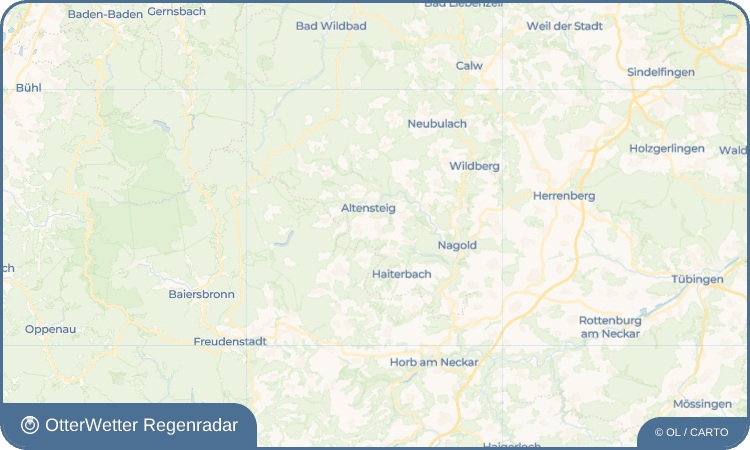 OtterWetter Regenradar-Widget Egenhausen