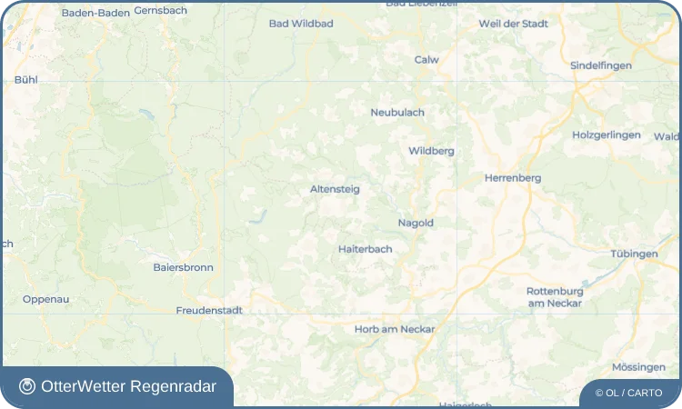 Wetter-Widget-Vorschau mit Vorhersagedaten für Egenhausen