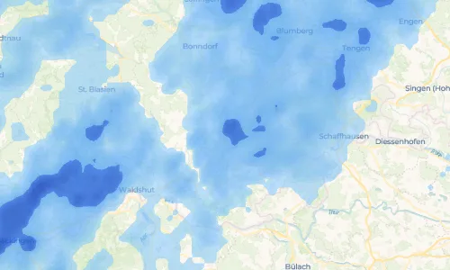 Regenradar Vorschaubild - Aktuelle Niederschläge in Eggingen und Umgebung