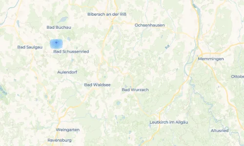 Regenradar Vorschaubild - Aktuelle Niederschläge in Eggmannsried und Umgebung