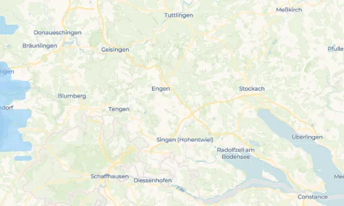 Regenradar Ehingen: aktuelle Niederschläge in Ehingen und Umgebung, Stand 24. Oktober 2026 um 21:05 Uhr