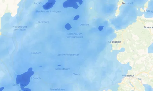Regenradar Vorschaubild - Aktuelle Niederschläge in Ehrsberg und Umgebung