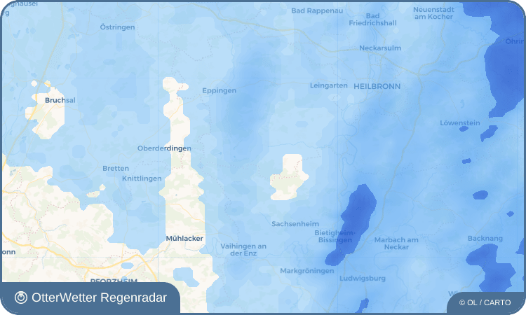 OtterWetter Regenradar-Widget Eibensbach