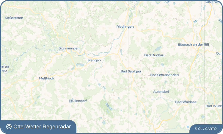 OtterWetter Regenradar-Widget Eichen