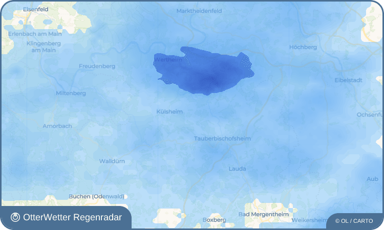 OtterWetter Regenradar-Widget Eiersheim
