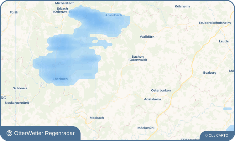 OtterWetter Regenradar-Widget Einbach