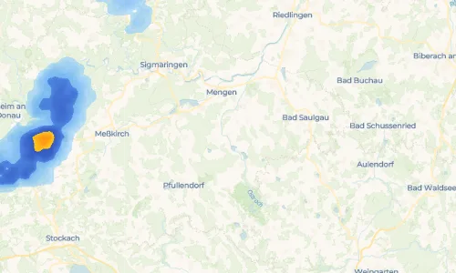 Regenradar Vorschaubild - Aktuelle Niederschläge in Einhart und Umgebung